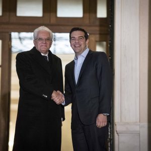 Συνάντηση του Πρωθυπουργού με τον Πρόεδρο της Ιταλικής Δημοκρατίας, κ. Σ. Ματαρέλα
