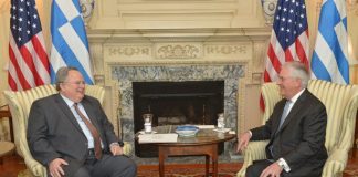 «Υπογράμμισα στον κ.Tillerson τη σημασία που έχει για την Ελλάδα η ασφάλεια & σταθερότητα στην Αν.Μεσόγειο & στα Βαλκάνια»