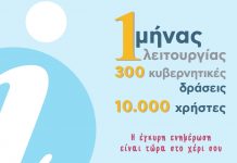 Η εφαρμογή “infogov” 10.000 χρήστες σε ένα μήνα λειτουργίας