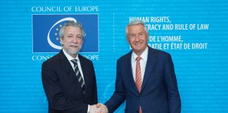 Συνάντηση του ΥΔΔΑΔ κ. Σταύρου Κοντονή με τον Γ. Γρ. του Συμβουλίου της Ευρώπης κ. Thorbjorn Jagland