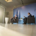 «Επίσκεψή του Προέδρου Γιούνκερ σε μια πολύ σημαντική στιγμή για την Ελλάδα. Η διαδικασία υπερβολικού ελλείμματος τερματίζεται, η οικονομία ανακάμπτει»