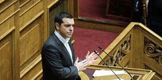 «Με τη δύναμη του ελληνικού λαού οικοδομούμε την Ελλάδα της προόδου, απέναντι στην Ελλάδα της συντήρησης. Αυτή η Ελλάδα μας αξίζει»