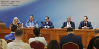 Συνέντευξη Τύπου της πολιτικής ηγεσίας του Υπουργείου Εργασίας και Κοινωνικής Ασφάλισης για το «ξεπάγωμα» των τριετιών