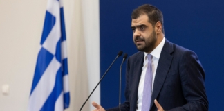 Ενημέρωση πολιτικών συντακτών και ανταποκριτών ξένου Τύπου από τον Υφυπουργό παρά τω Πρωθυπουργώ και Κυβερνητικό Εκπρόσωπο Παύλο Μαρινάκη