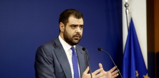 Ενημέρωση πολιτικών συντακτών και ανταποκριτών ξένου Τύπου από τον Υφυπουργό παρά τω Πρωθυπουργώ και Κυβερνητικό Εκπρόσωπο Παύλο Μαρινάκη