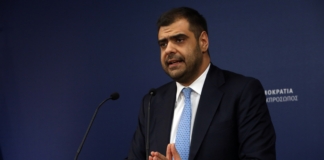 Ενημέρωση των πολιτικών συντακτών και ανταποκριτών ξένου Τύπου από τον Υφυπουργό παρά τω Πρωθυπουργώ και Κυβερνητικό Εκπρόσωπο Παύλο Μαρινάκη