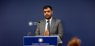 Ενημέρωση πολιτικών συντακτών και ανταποκριτών Ξένου Τύπου από τον Υφυπουργό παρά τω Πρωθυπουργώ και Κυβερνητικό Εκπρόσωπο Παύλο Μαρινάκη