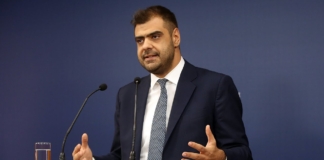 Ενημέρωση πολιτικών συντακτών και ανταποκριτών ξένου Τύπου από τον Υφυπουργό παρά τω Πρωθυπουργώ και Κυβερνητικό Εκπρόσωπο Παύλο Μαρινάκη