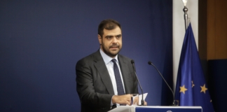 Ενημέρωση πολιτικών συντακτών και ανταποκριτών ξένου Τύπου από τον Υφυπουργό παρά τω Πρωθυπουργώ και Κυβερνητικό Εκπρόσωπο Παύλο Μαρινάκη