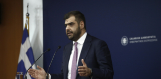 Ενημέρωση πολιτικών συντακτών και ανταποκριτών ξένου Τύπου από τον Υφυπουργό παρά τω Πρωθυπουργώ και Κυβερνητικό Εκπρόσωπο Παύλο Μαρινάκη