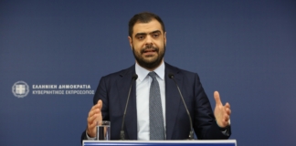 Ενημέρωση πολιτικών συντακτών και ανταποκριτών ξένου Τύπου από τον Υφυπουργό παρά τω Πρωθυπουργώ και Κυβερνητικό Εκπρόσωπο Παύλο Μαρινάκη