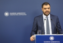 Ενημέρωση πολιτικών συντακτών και ανταποκριτών ξένου Τύπου από τον Υφυπουργό παρά τω Πρωθυπουργώ και Κυβερνητικό Εκπρόσωπο Παύλο Μαρινάκη