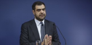 Ενημέρωση πολιτικών συντακτών και ανταποκριτών ξένου Τύπου από τον Υφυπουργό παρά τω Πρωθυπουργώ και Κυβερνητικό Εκπρόσωπο Παύλο Μαρινάκη