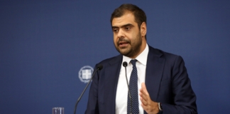 Ενημέρωση πολιτικών συντακτών και ανταποκριτών ξένου Τύπου από τον Υφυπουργό παρά τω Πρωθυπουργώ και Κυβερνητικό Εκπρόσωπο Παύλο Μαρινάκη