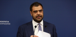 Ενημέρωση πολιτικών συντακτών και ανταποκριτών ξένου Τύπου από τον Υφυπουργό παρά τω Πρωθυπουργώ και Κυβερνητικό Εκπρόσωπο Παύλο Μαρινάκη