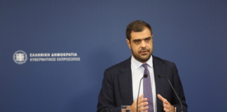 Ενημέρωση πολιτικών συντακτών και ανταποκριτών ξένου Τύπου από τον Υφυπουργό παρά τω Πρωθυπουργώ και Κυβερνητικό Εκπρόσωπο Παύλο Μαρινάκη