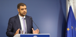 Ενημέρωση πολιτικών συντακτών και ανταποκριτών ξένου Τύπου από τον Υφυπουργό παρά τω Πρωθυπουργώ και Κυβερνητικό Εκπρόσωπο Παύλο Μαρινάκη