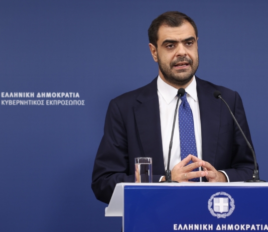 Ανακοίνωση του Υφυπουργού παρά τω Πρωθυπουργώ και Κυβερνητικού Εκπροσώπου Παύλου Μαρινάκη