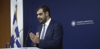 Ενημέρωση πολιτικών συντακτών και ανταποκριτών ξένου Τύπου από τον Υφυπουργό παρά τω Πρωθυπουργώ και Κυβερνητικό Εκπρόσωπο Παύλο Μαρινάκη