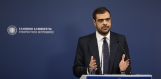 Ενημέρωση πολιτικών συντακτών και ανταποκριτών ξένου Τύπου από τον Υφυπουργό παρά τω Πρωθυπουργώ και Κυβερνητικό Εκπρόσωπο Παύλο Μαρινάκη