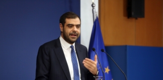 Ενημέρωση πολιτικών συντακτών και ανταποκριτών ξένου Τύπου από τον Υφυπουργό παρά τω Πρωθυπουργώ και Κυβερνητικό Εκπρόσωπο Παύλο Μαρινάκη