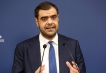 Ενημέρωση πολιτικών συντακτών και ανταποκριτών ξένου Τύπου από τον Υφυπουργό παρά τω Πρωθυπουργώ και Κυβερνητικό Εκπρόσωπο Παύλο Μαρινάκη