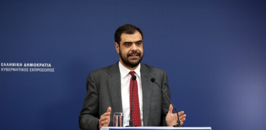 Ενημέρωση πολιτικών συντακτών και ανταποκριτών ξένου Τύπου από τον Υφυπουργό παρά τω Πρωθυπουργώ και Κυβερνητικό Εκπρόσωπο Παύλο Μαρινάκη
