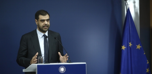 Ενημέρωση πολιτικών συντακτών και ανταποκριτών ξένου Τύπου από τον Υφυπουργό παρά τω Πρωθυπουργώ και Κυβερνητικό Εκπρόσωπο Παύλο Μαρινάκη