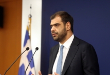 Ενημέρωση των πολιτικών συντακτών και ανταποκριτών ξένου Τύπου από τον Υφυπουργό παρά τω Πρωθυπουργώ και Κυβερνητικό Εκπρόσωπο Παύλο Μαρινάκη