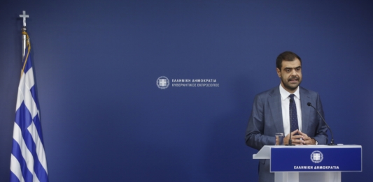 Ενημέρωση των πολιτικών συντακτών και ανταποκριτών ξένου Τύπου από τον Υφυπουργό παρά τω Πρωθυπουργώ και Κυβερνητικό Εκπρόσωπο Παύλο Μαρινάκη